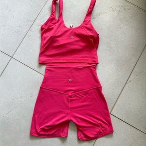 lululemon Align Tank Top and High-Rise Short 6" Set